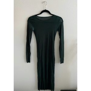 Mesh Dress with Slip